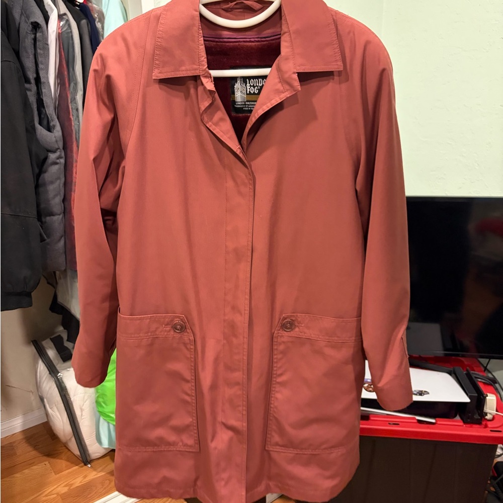 London Fog Women's Terracotta Trench Coat